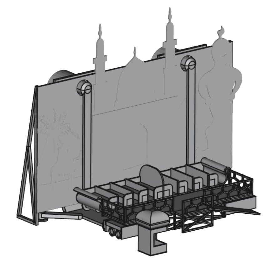 Fliegender Teppich – Magische Höhenflüge für deine Miniatur-Kirmes