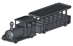 Touristen-Zug (Standmodell)